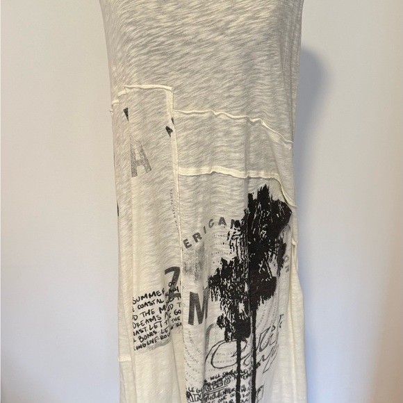 Free People Black and Cream Swim Coverup - Picture 1 of 2